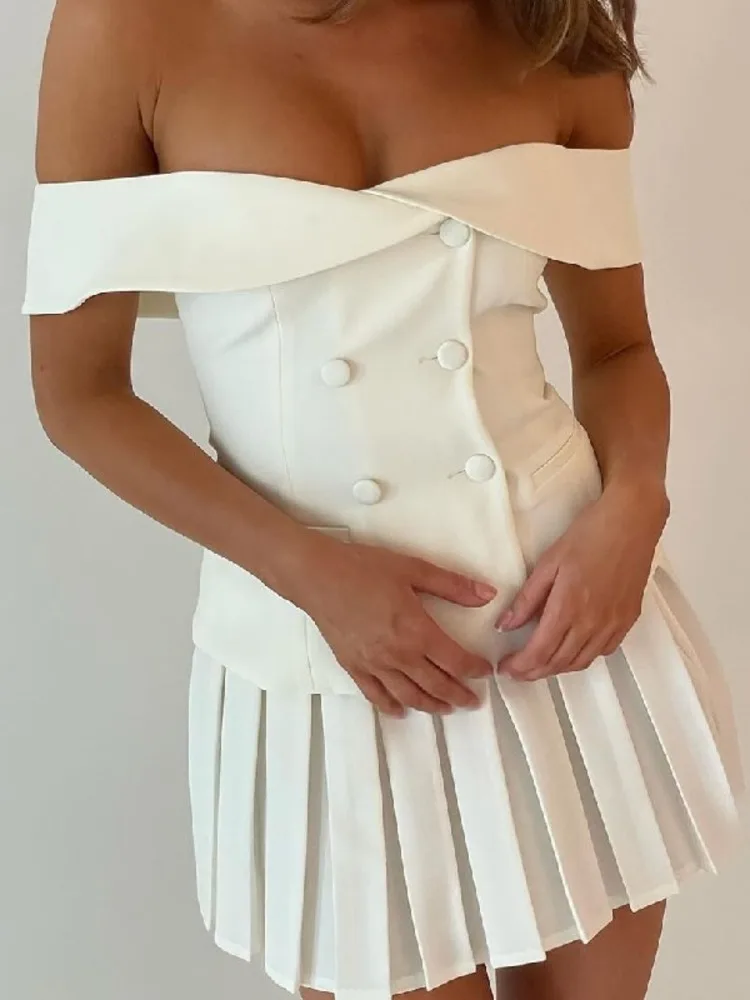Conjunto Ivette™ Elegante con Detalles Plisados - Imagen 5