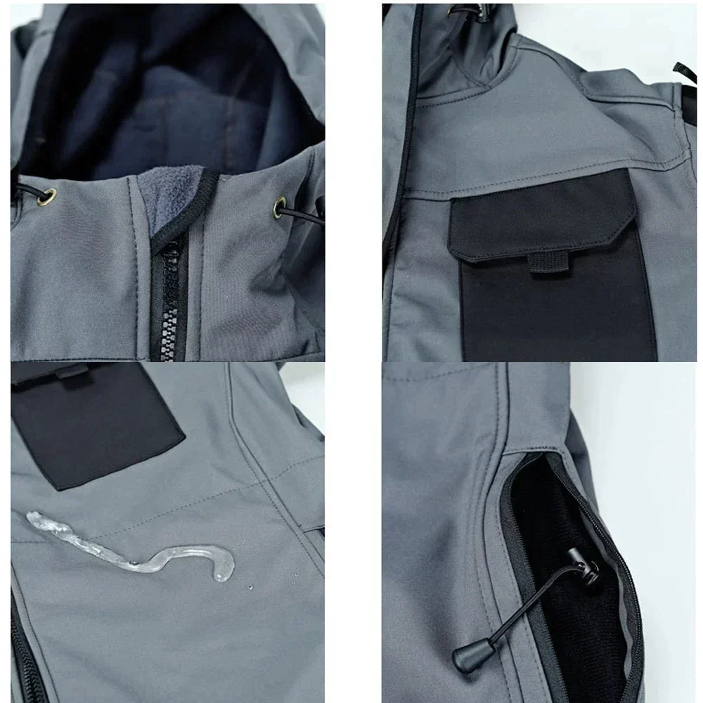 Chamarra táctica militar impermeable para hombre - Imagen 5