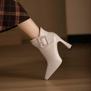 Aveline - Botines con Hebilla para Mujer