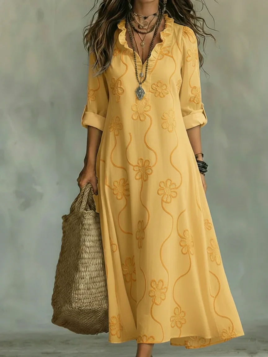 Bobbie - Vestido Maxi Floral para Días de Verano para Mujer - Imagen 4