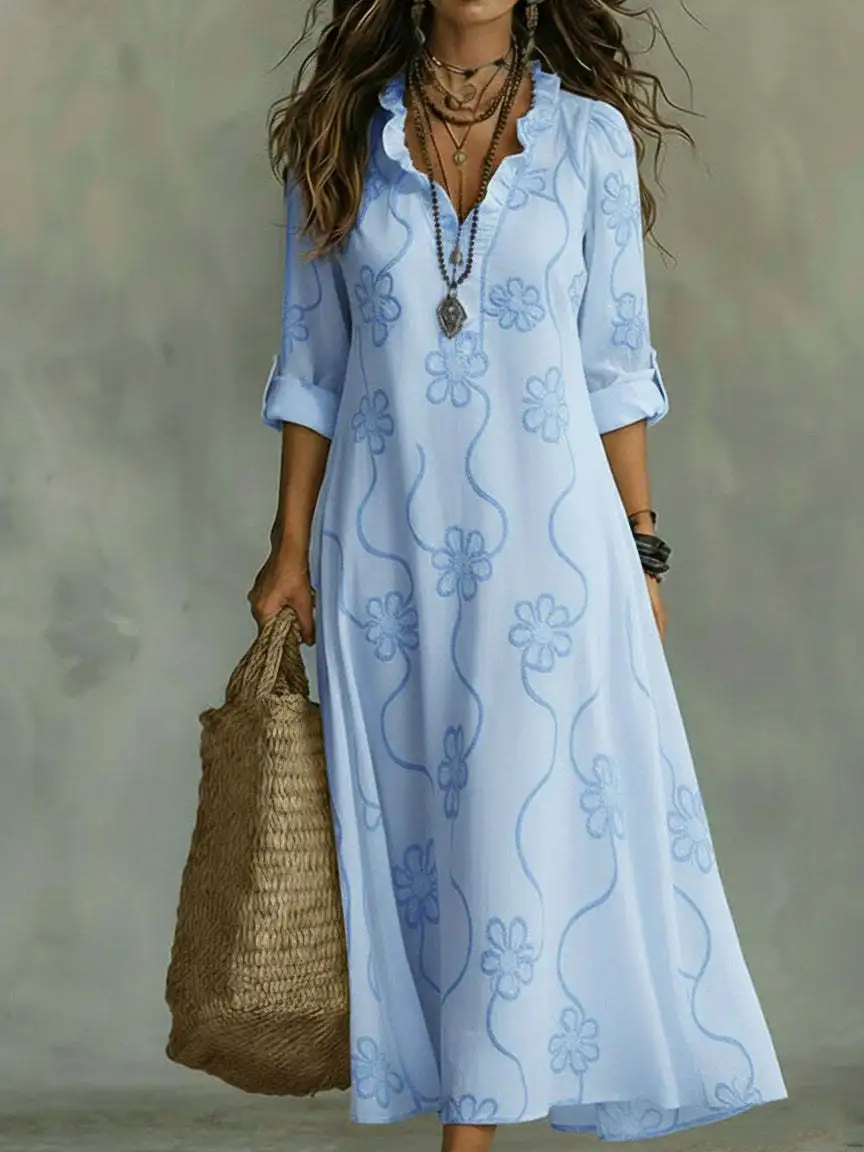 Bobbie - Vestido Maxi Floral para Días de Verano para Mujer - Imagen 5
