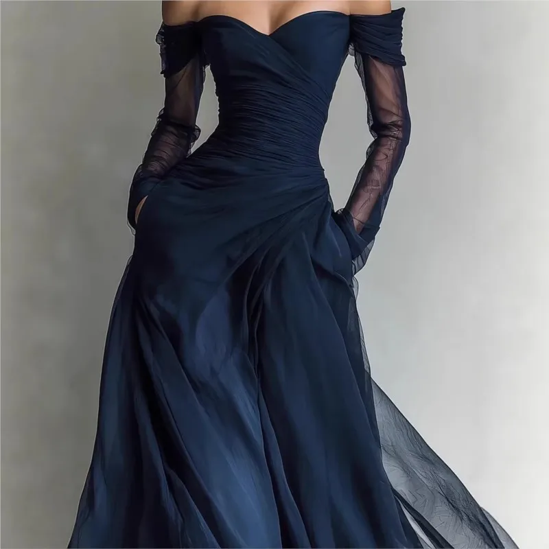 Eleonora • Vestido largo con hombros descubiertos para Mujer - Imagen 5
