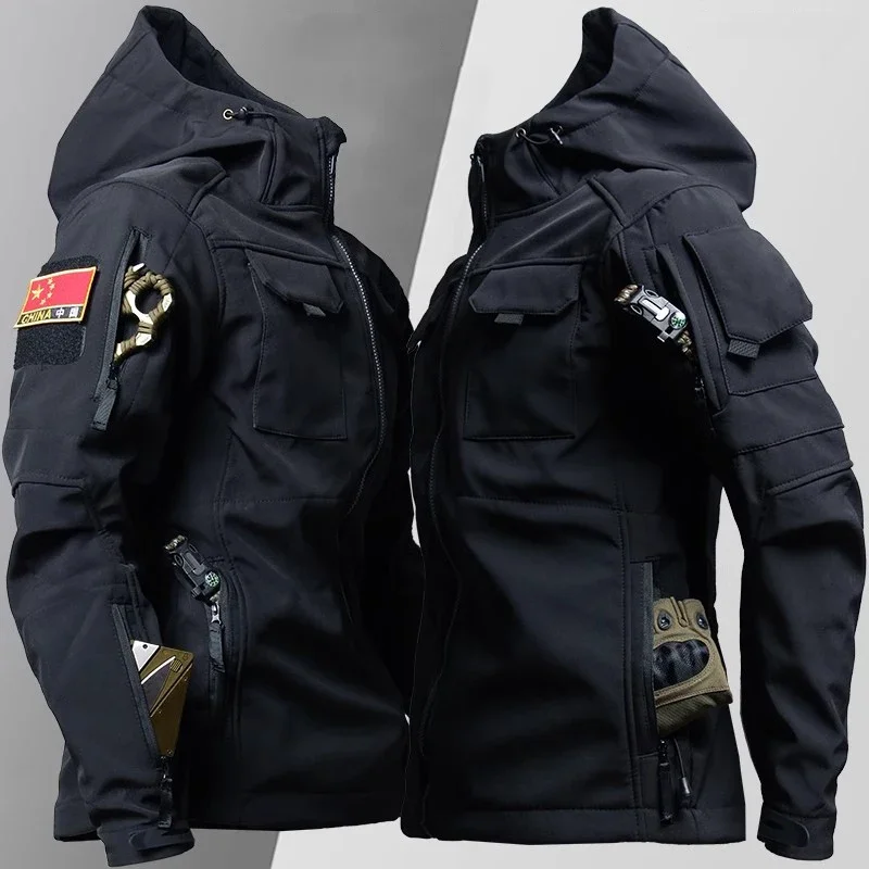 Chamarra táctica militar impermeable para hombre - Imagen 4
