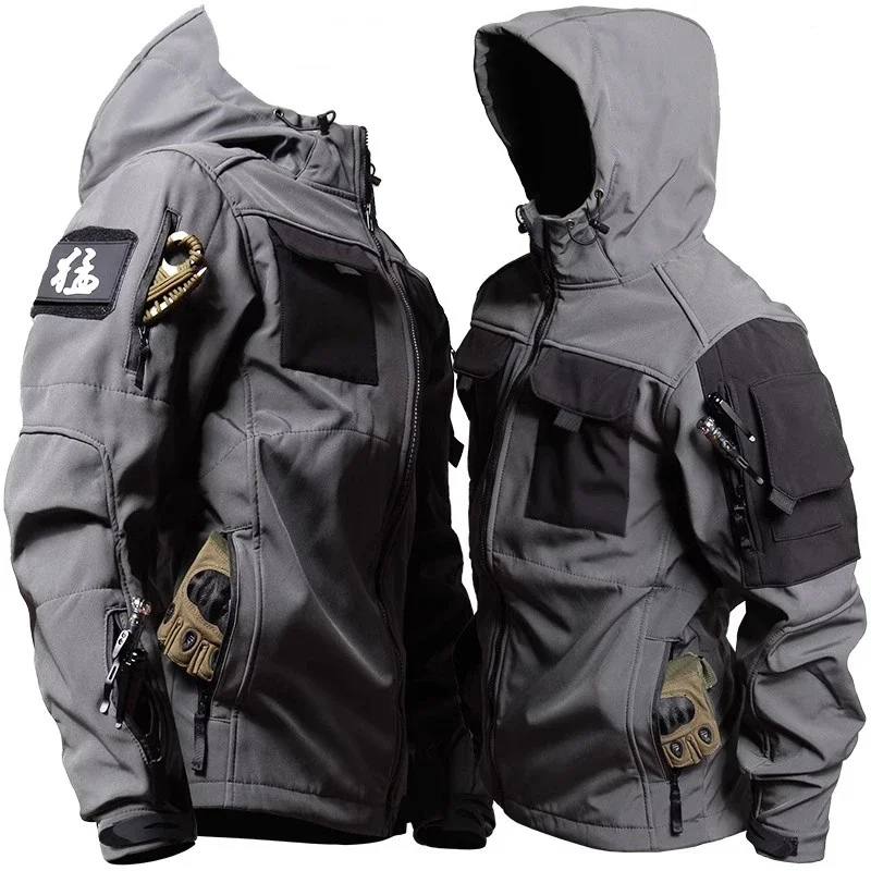 Chamarra táctica militar impermeable para hombre - Imagen 3