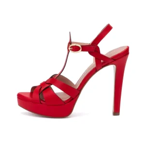Sandalia Copenhague Rojo