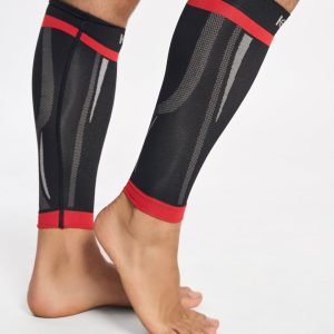 SHELL · Perneras compresivas con fibra de carbono para deporte | Negro