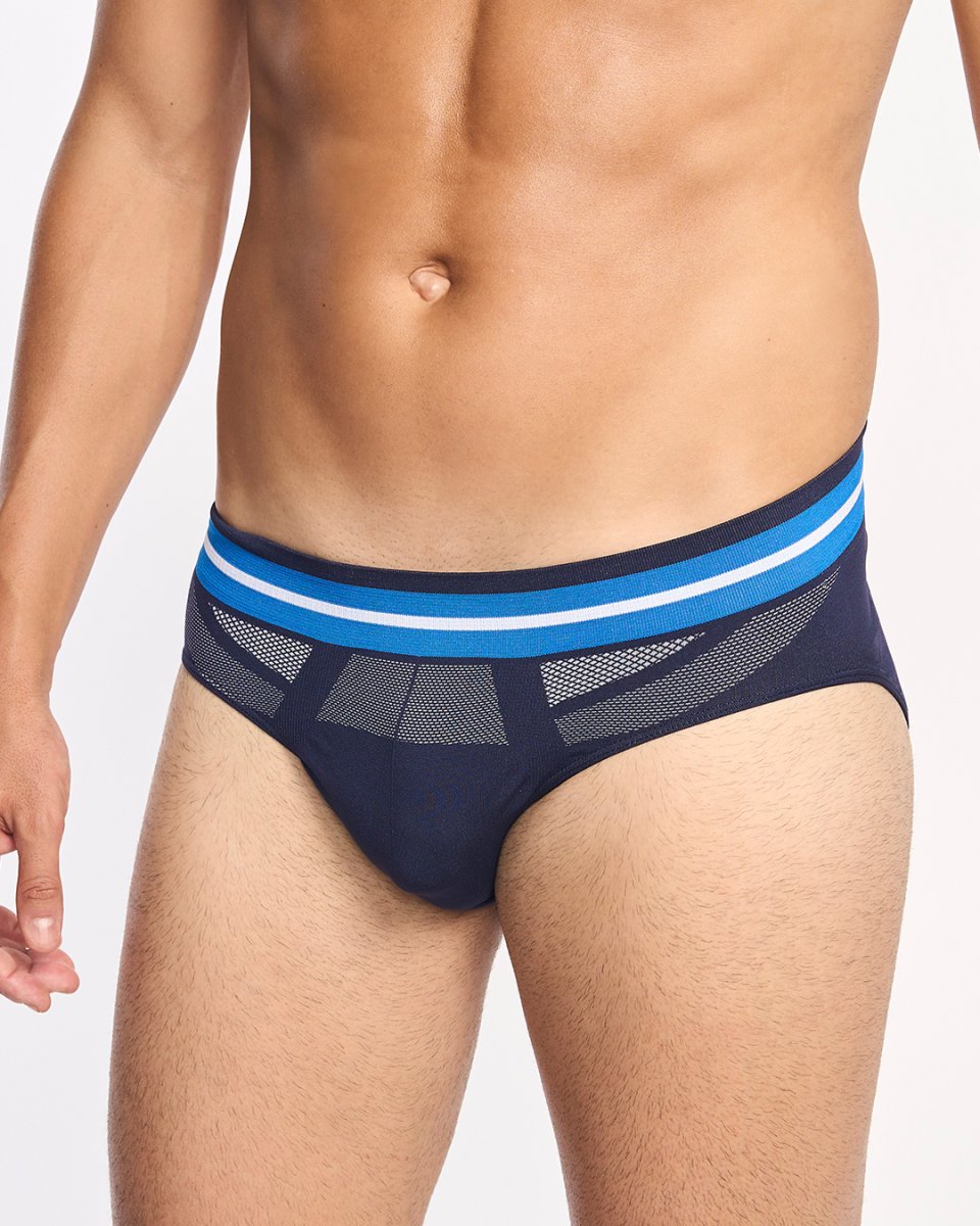 SPIRIT · Slip seamless ligero para confort diario y deporte | Marino