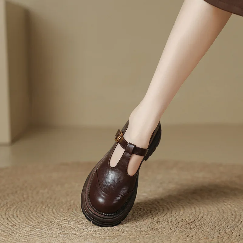 Mary Janes - Zapatos elegantes de cuero - Imagen 2