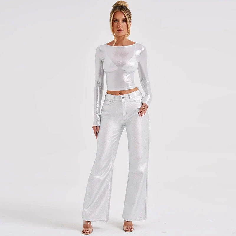 Blusa Katia™ Brillante y Metalizada - Imagen 7