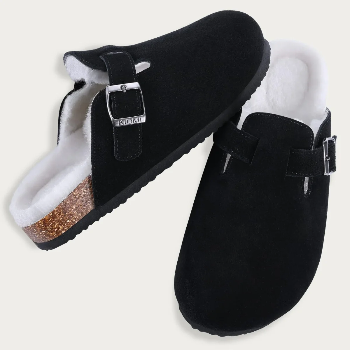 Kidmi - Zuecos de ante Unisex con Forro Polar - Imagen 7