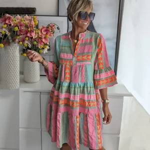 Kiki | Elegante vestido midi de primavera