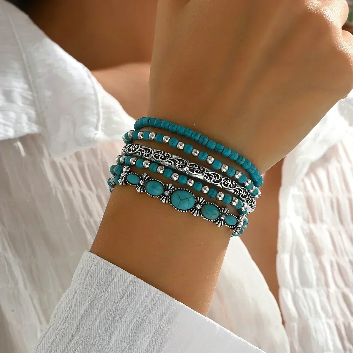 Azura | Conjunto de Pulseras Bohemias para Mujer - Imagen 3