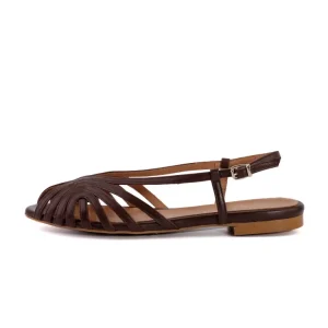 Sandalia Olivia Brown Osloti Marron
