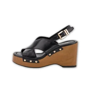Sandalia Cuña 28374 Negro – Tamaris