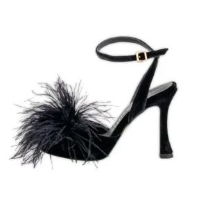 Sandalia Pedro Miralles Velvet Plum Negro