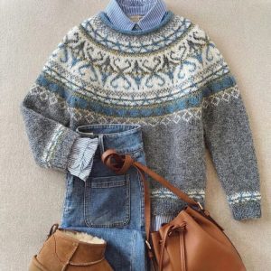 Luxe™ | Elegante Suéter Vintage de Punto