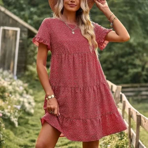 Jolie™ Vestido informal de manga corta
