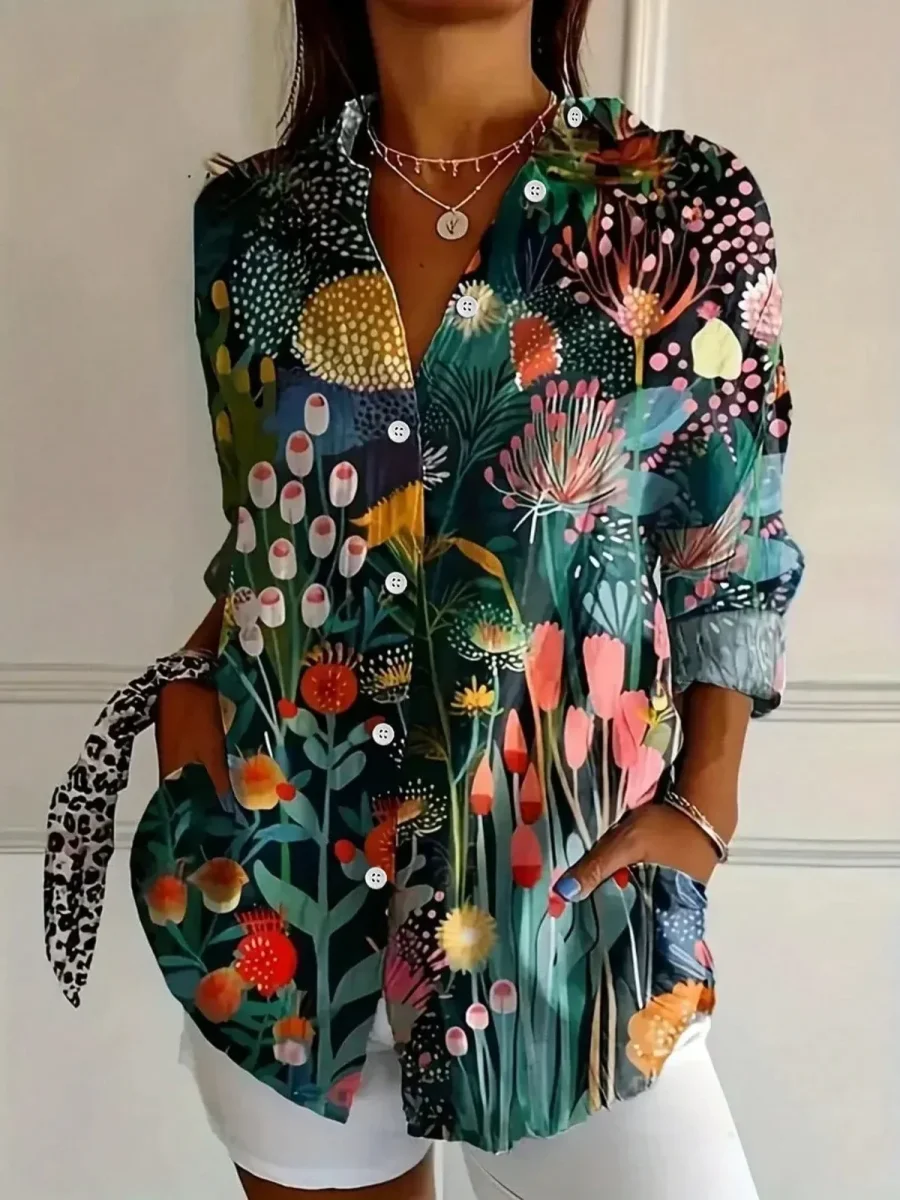 MELLE - Camisa Vintage para Mujer - Imagen 9