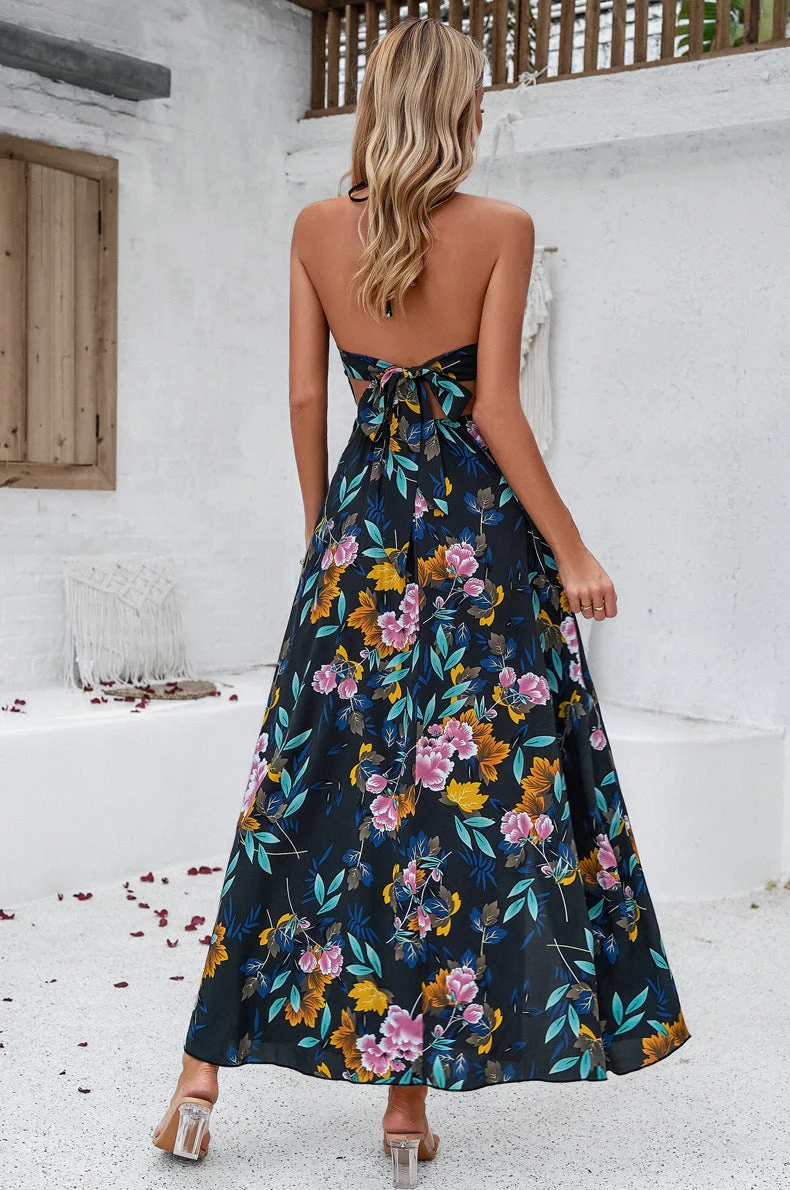 Scarlett™ Vestido plisado de tirantes y estampado primavera/verano - Imagen 6
