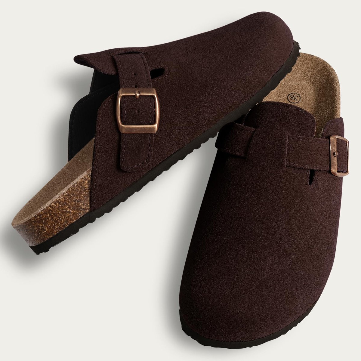 Kidmi - Zuecos de ante Unisex Antideslizantes Ergonómicos - Imagen 9