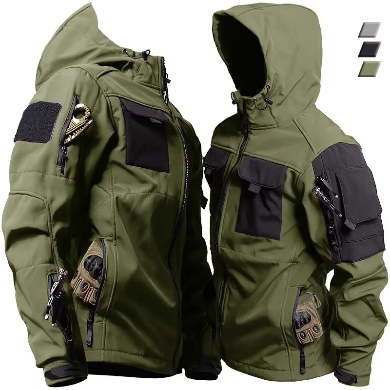 Chamarra táctica militar impermeable para hombre - Imagen 2