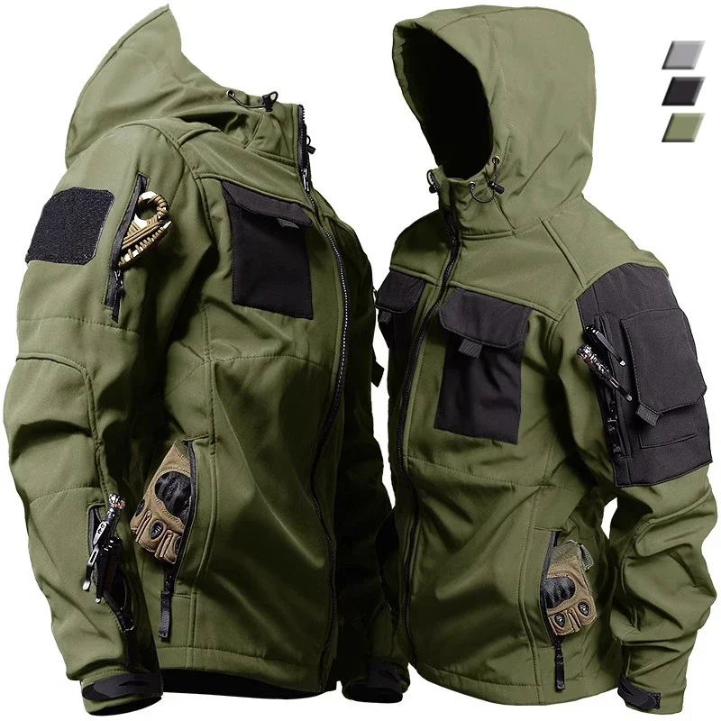 Chamarra táctica militar impermeable para hombre - Imagen 6