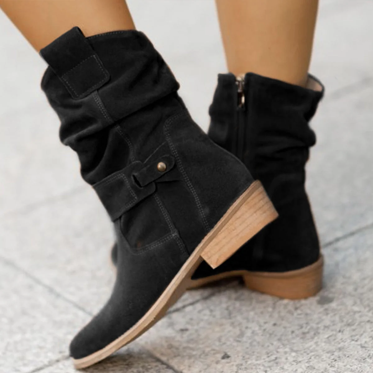 Sofía - Botines de ante de invierno - Imagen 7