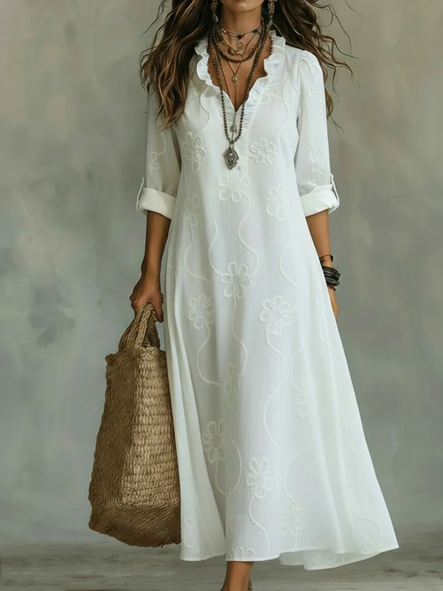 Bobbie - Vestido Maxi Floral para Días de Verano para Mujer - Imagen 3