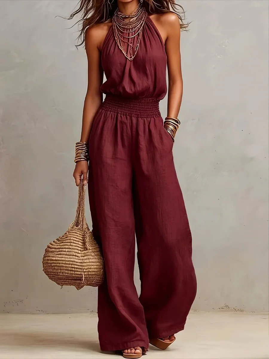 Valeria | Mono Elegante con Halter para Mujer - Imagen 6