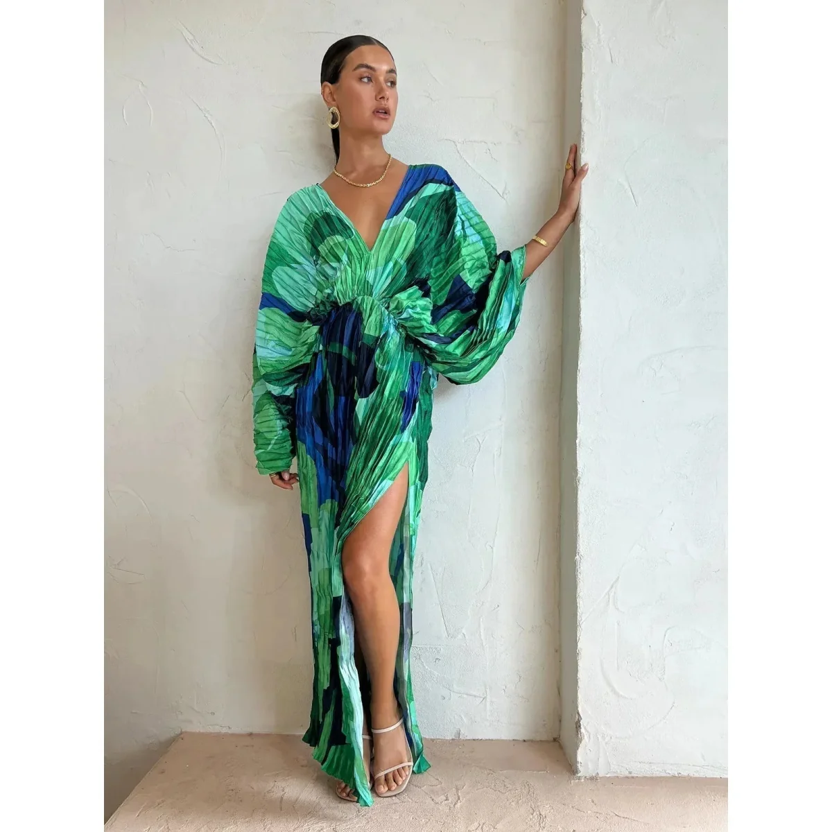 Eva™ Elegante vestido plisado - Imagen 4