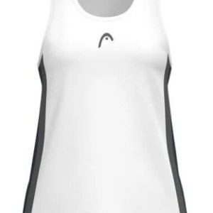Camiseta Tirantes Head Club 25 Tech Blanco/Azul Marino