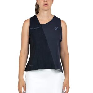 Camiseta Bullpadel Patine Azul Marino Mujer 2026