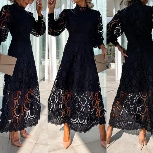 Kaia ™ vestido de cuello elegante - Imagen 4