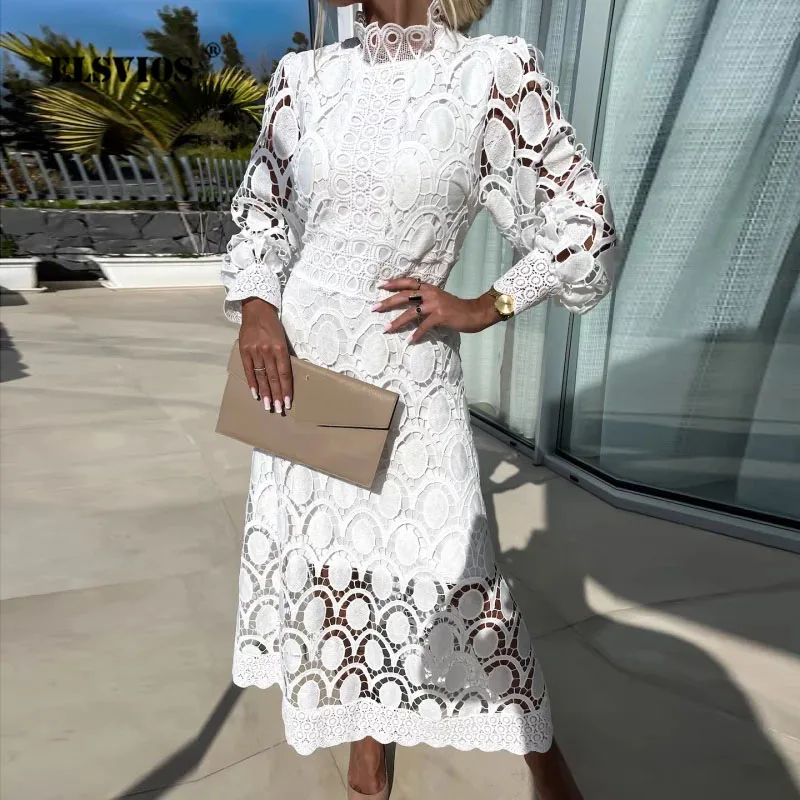 Kaia ™ vestido de cuello elegante - Imagen 5