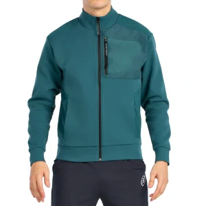 Sudadera Bullpadel Breen Verde Oscuro