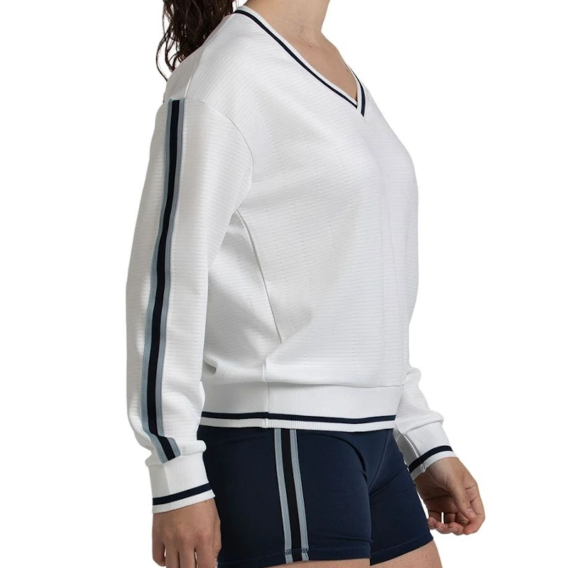 Sudadera Bullpadel Traiser Hueso Mujer 2026 - Imagen 5