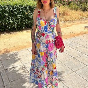 Toya ™ vestido de flores de colores