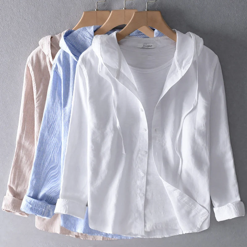Elena | Blusa ligera con capucha - Imagen 4