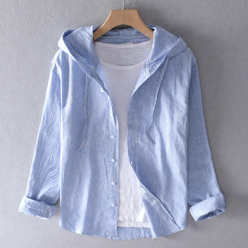 Elena | Blusa ligera con capucha - Imagen 2
