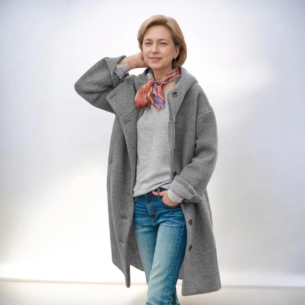 Luna™ Abrigo de invierno largo y elegante - Imagen 5