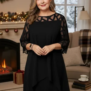 Juliana - Vestido Halagador, Cómodo y Amigable con la Barriga