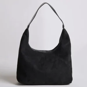 Bolso de mano de cuero de gamuza para uso diario