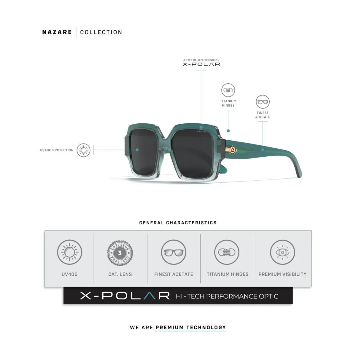 Nazare Green Striped / Black - Imagen 8