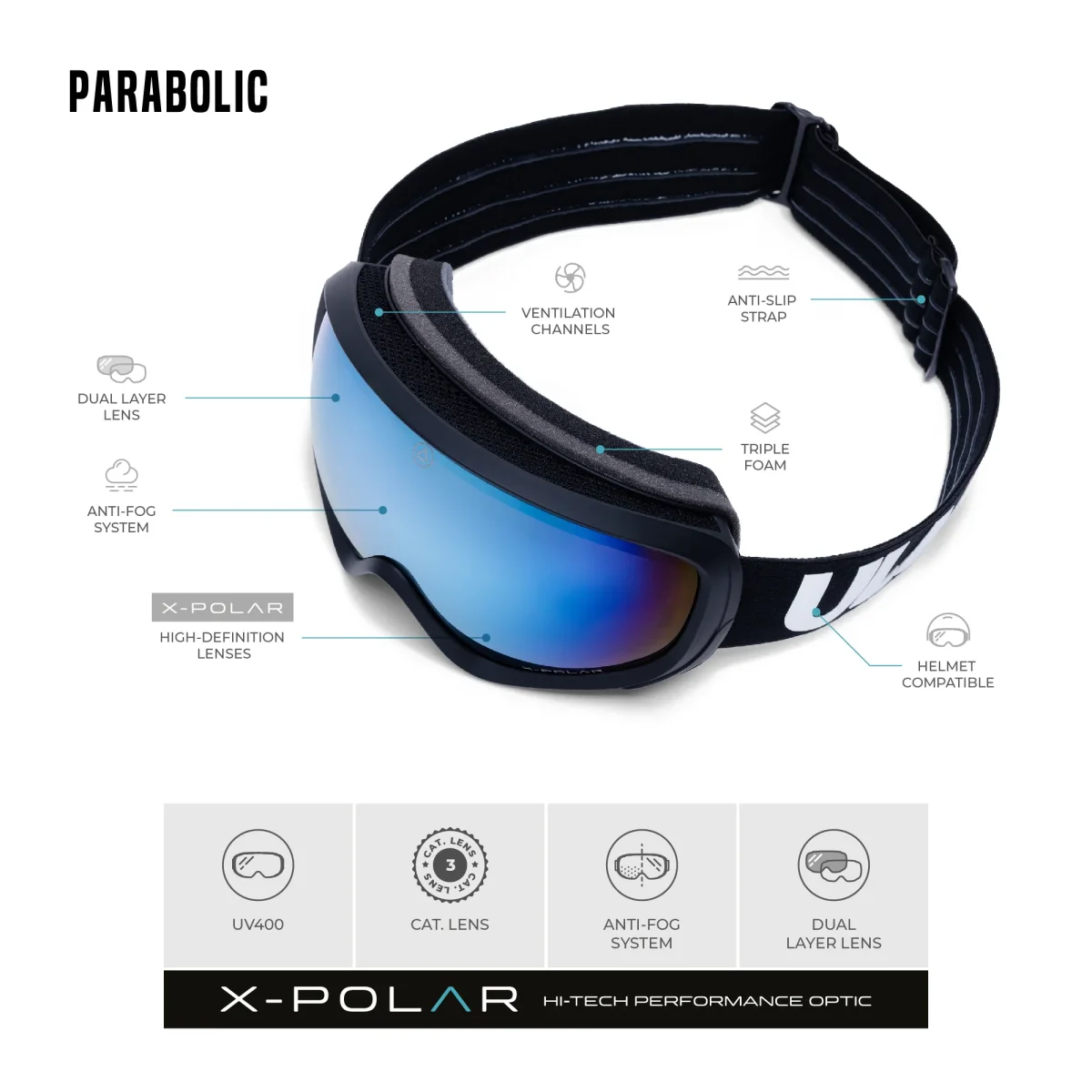 Parabolic Black / Blue - Imagen 8
