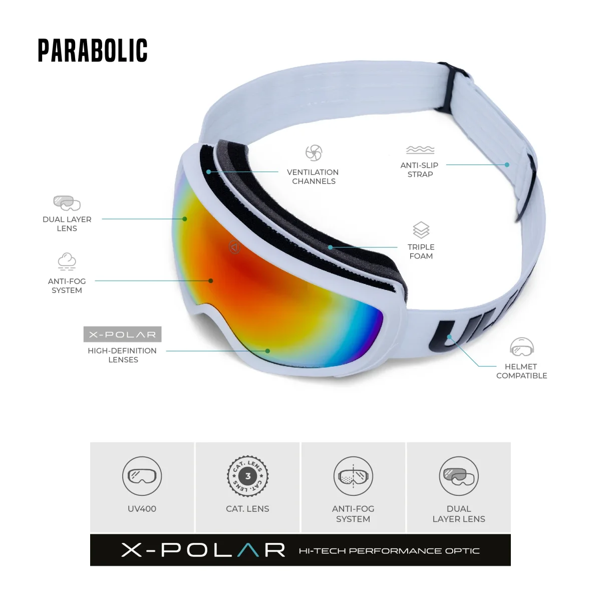 Parabolic White / Red - Imagen 8