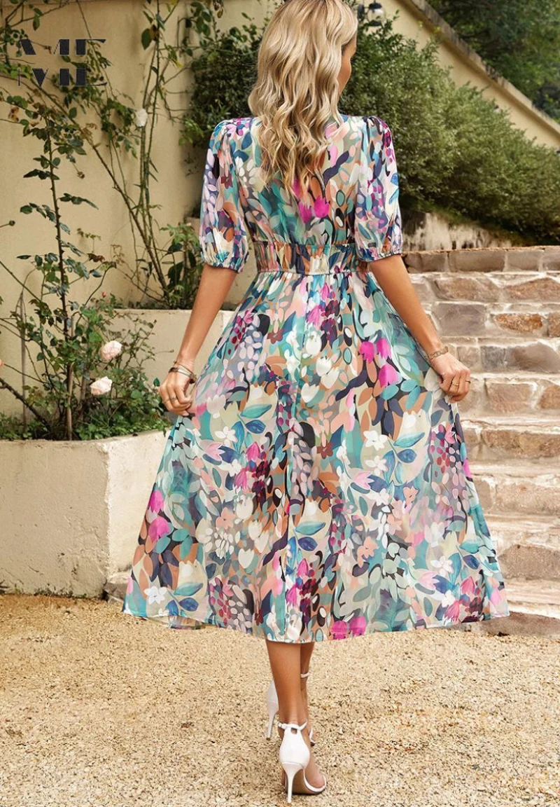 Feminique | Vestido de flores - Imagen 9