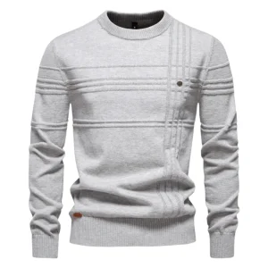 hoven™ | Suéter de Algodón para Hombre con Diseño de Rayas