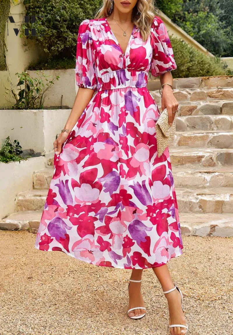 Feminique | Vestido de flores - Imagen 6