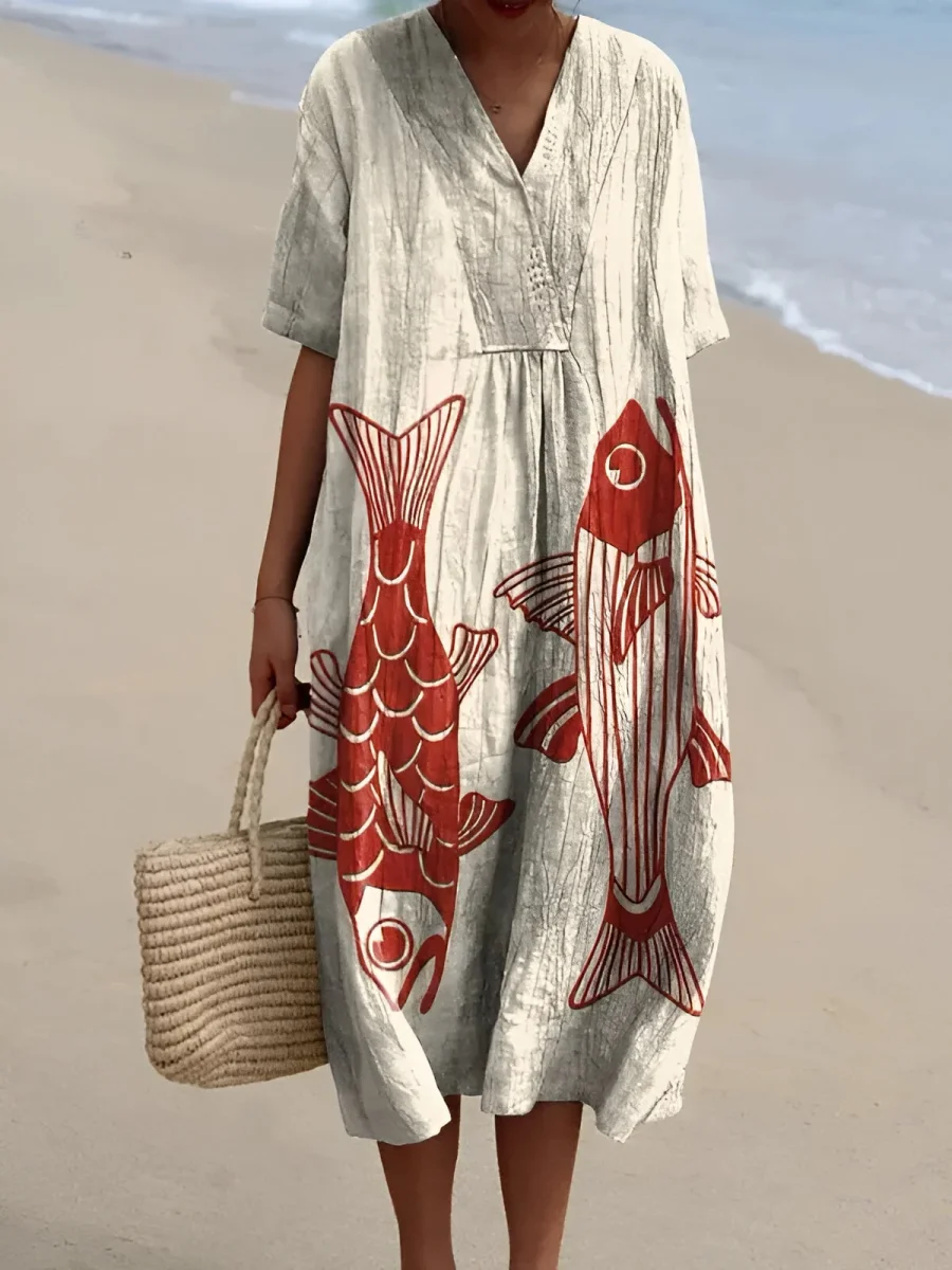 Mea - Vestidos de verano con estampados únicos - Imagen 3