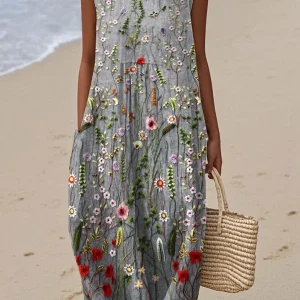 Cara | Vestido de verano ligero y sin mangas para Mujer